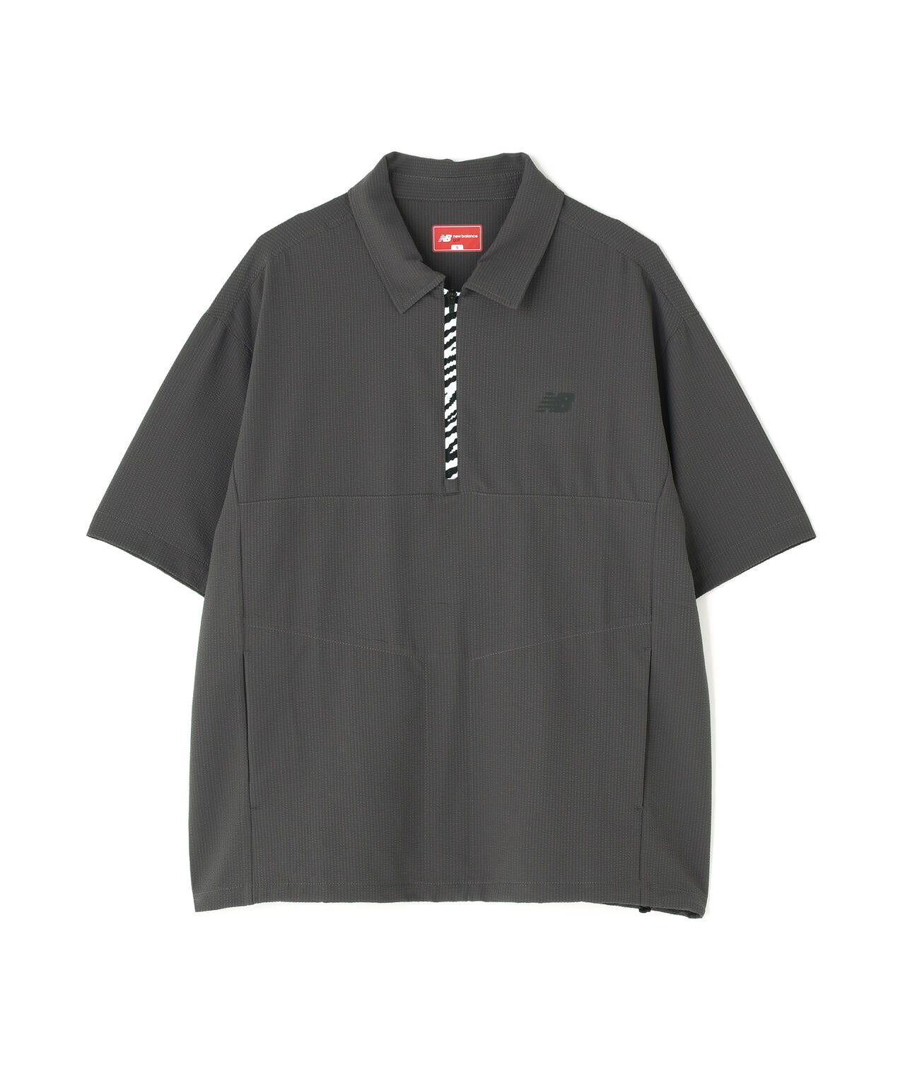 ハーフジップ シャツアウター (MENS)