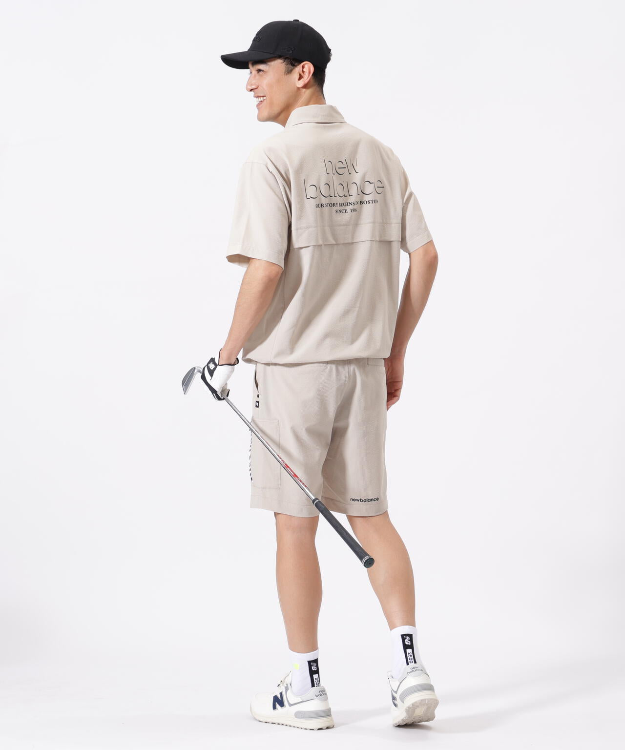 ハーフジップ シャツアウター (MENS)