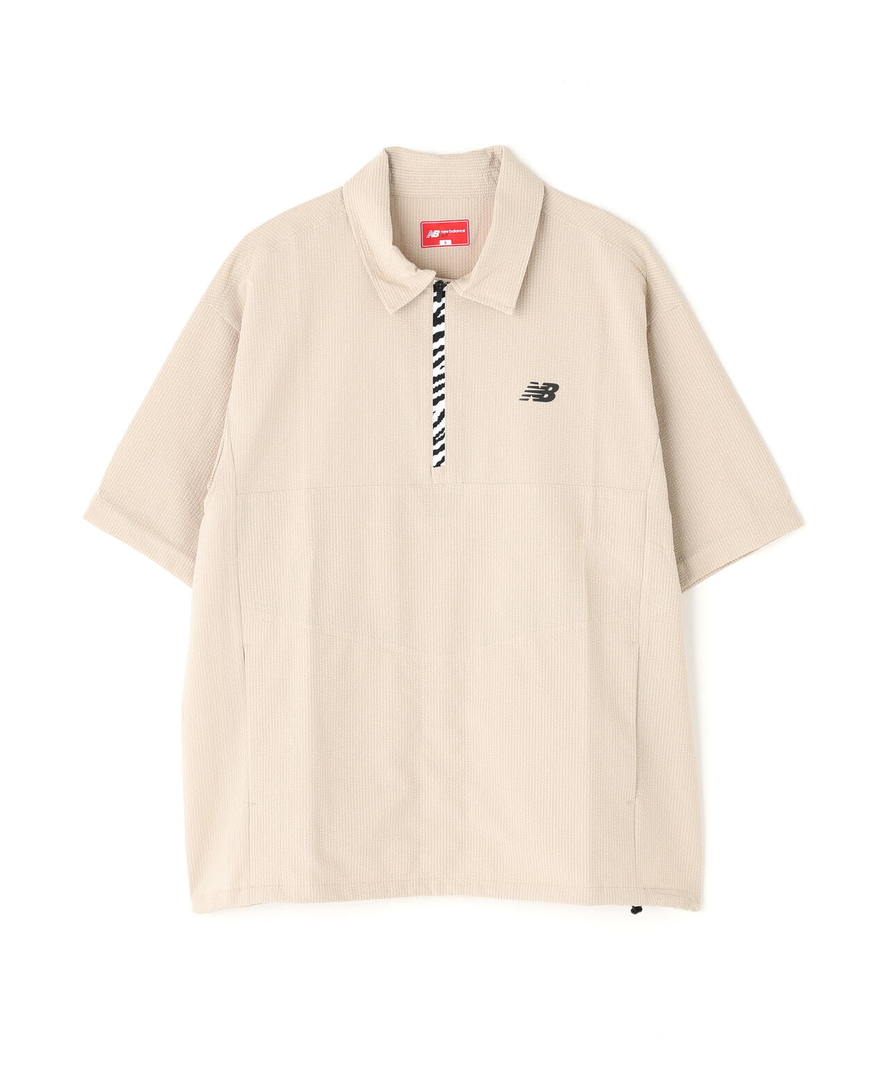 ハーフジップ シャツアウター (MENS)