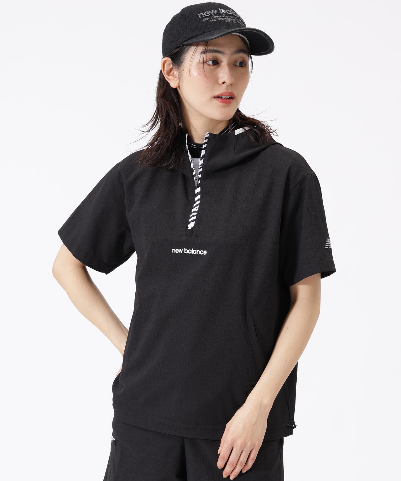 ハーフジップ プルオーバーフーディー (WOMENS) | new balance golf