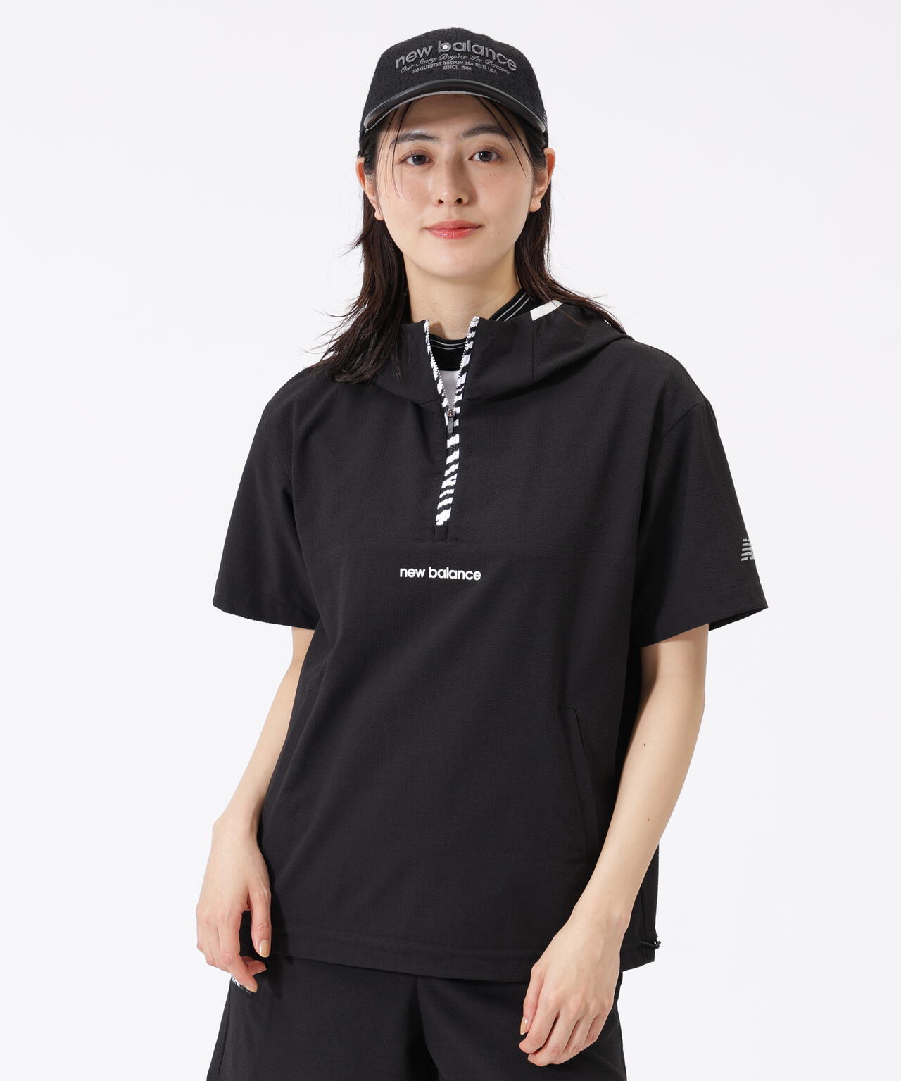 ハーフジップ プルオーバーフーディー (WOMENS) | new balance golf