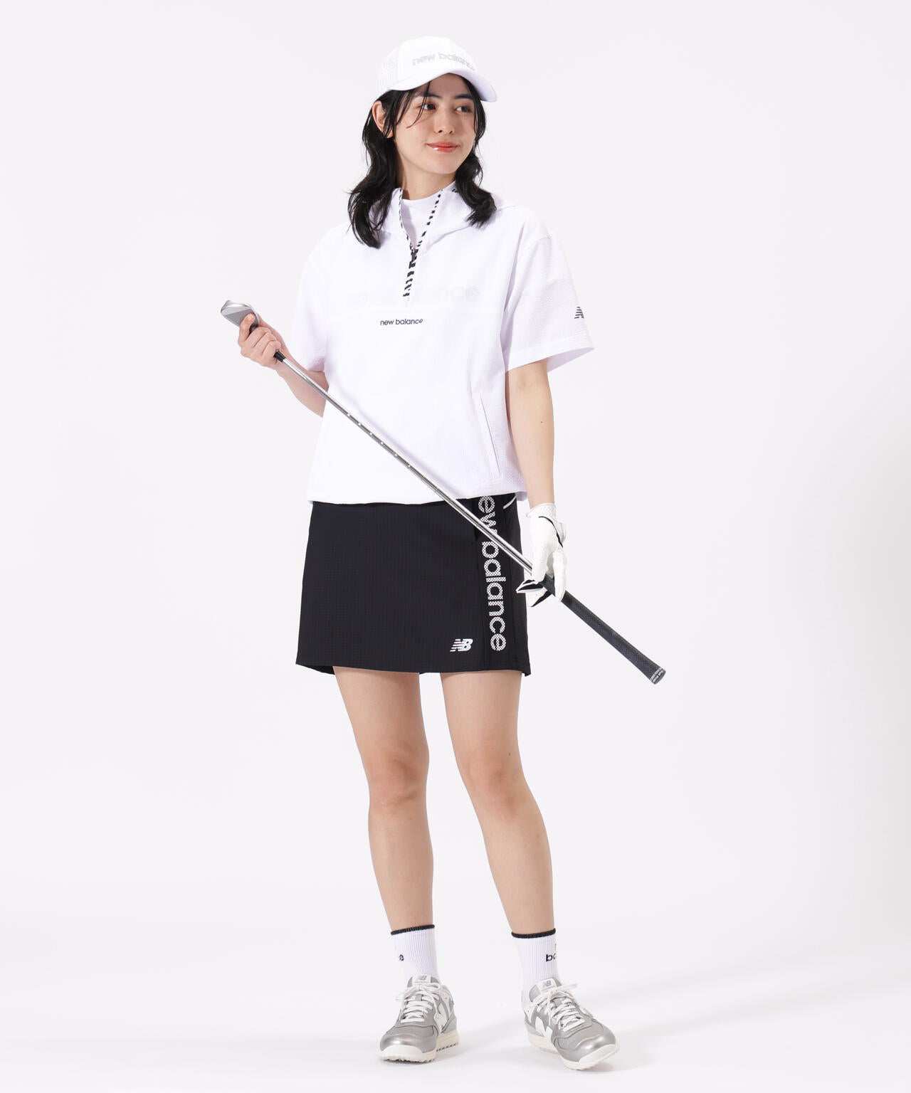 ハーフジップ プルオーバーフーディー (WOMENS) | new balance golf