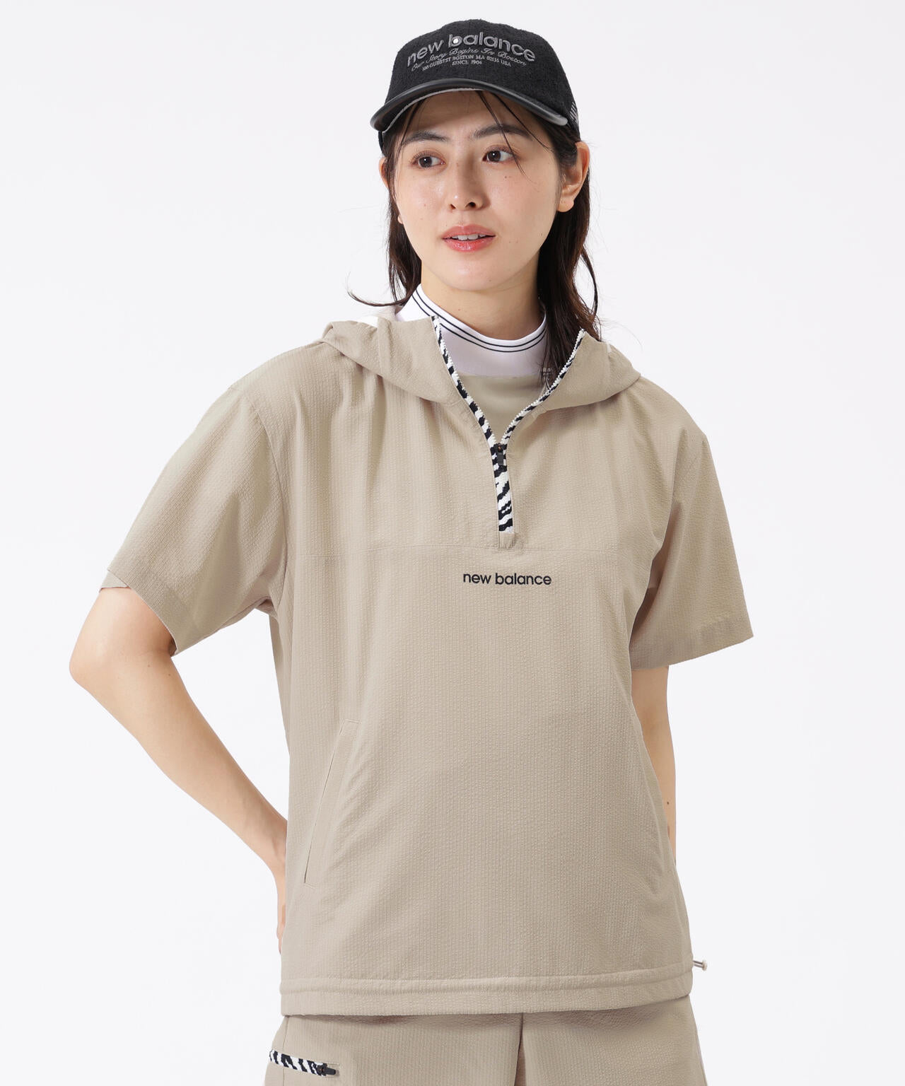 ハーフジップ プルオーバーフーディー (WOMENS) | new balance golf