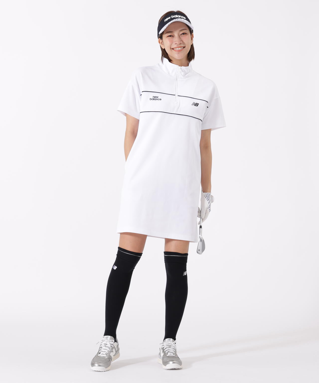 ニューバランスゴルフワンピース スウェット ハーフジップ ワンピース (WOMENS) | new balance golf