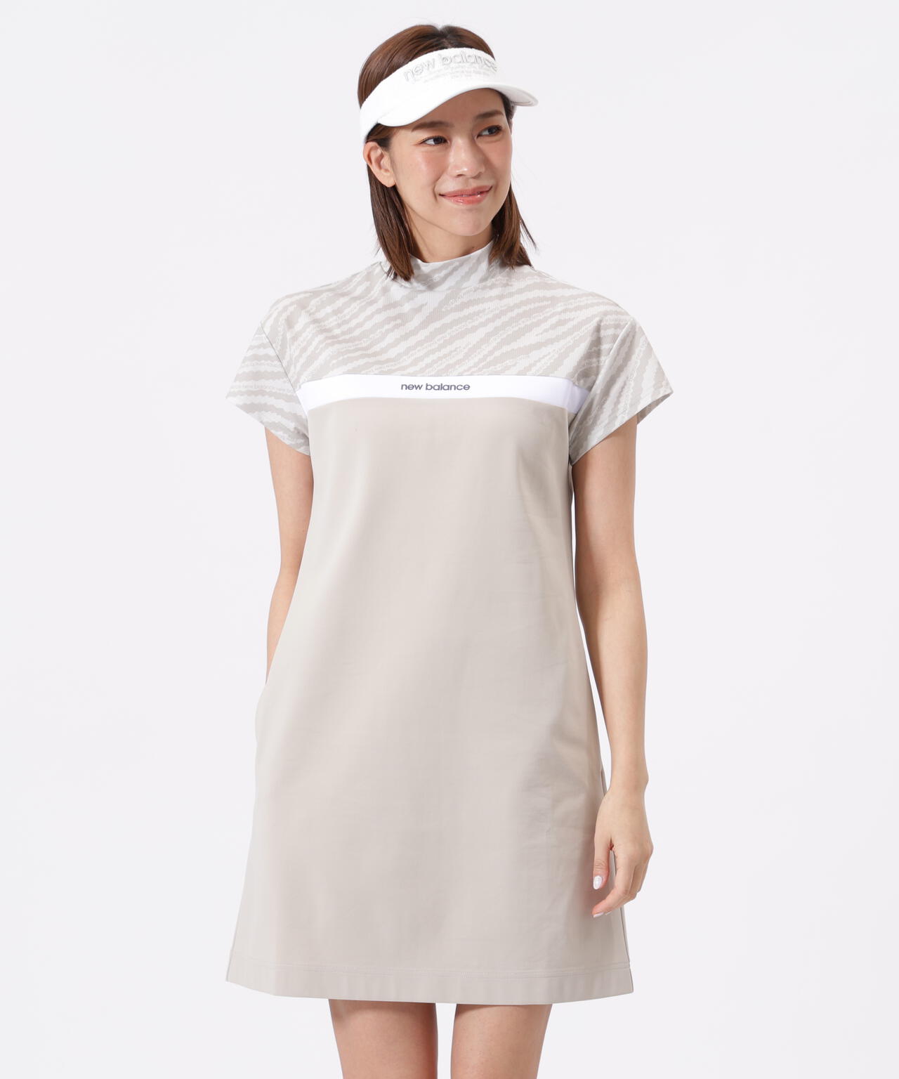 ニューバランスゴルフワンピース 半袖 モックネック ワンピース (WOMENS) | new balance golf