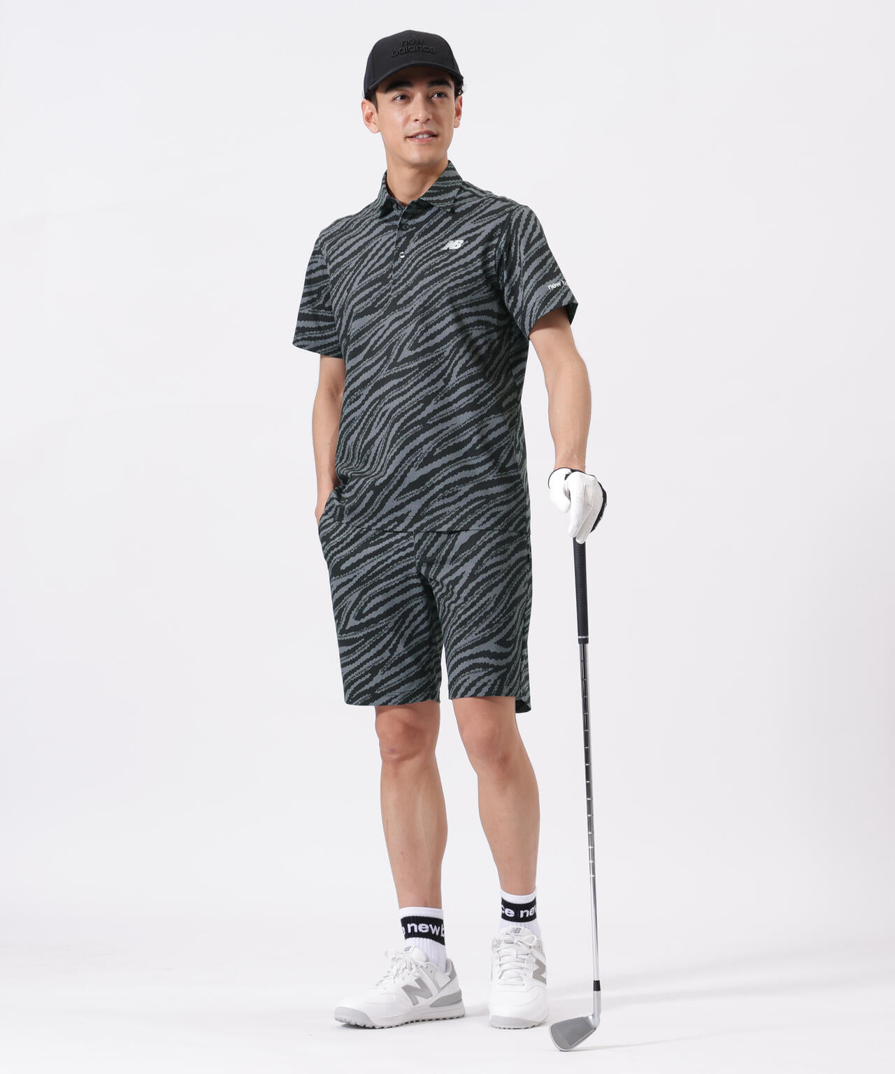 ロゴラインゼブラ柄 ショートパンツ (MENS) | new balance golf