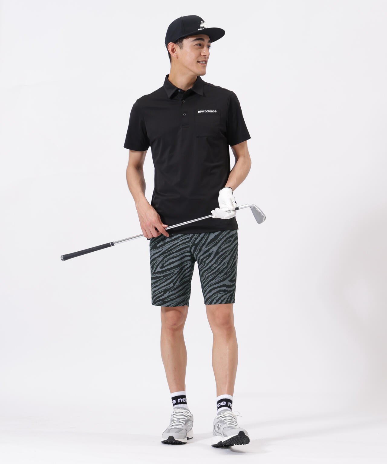 ロゴラインゼブラ柄 ショートパンツ (MENS) | new balance golf