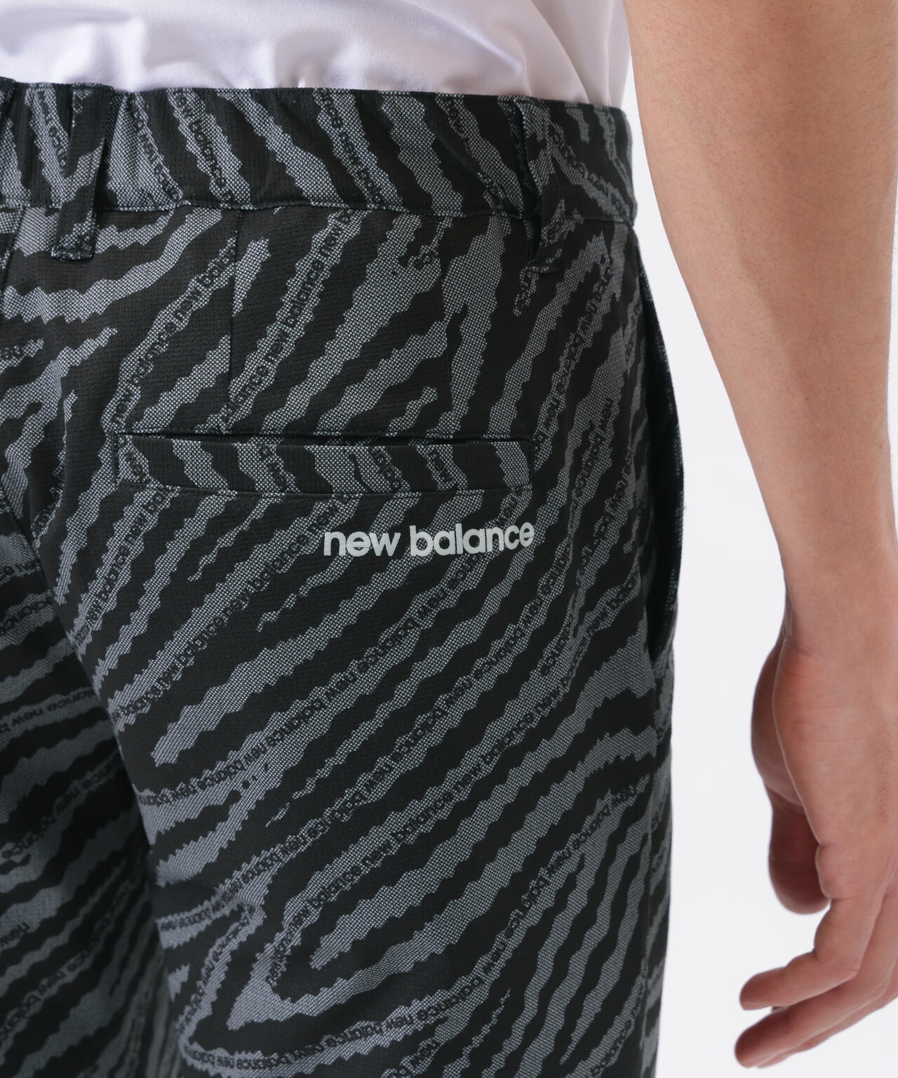 ロゴラインゼブラ柄 ショートパンツ (MENS) | new balance golf