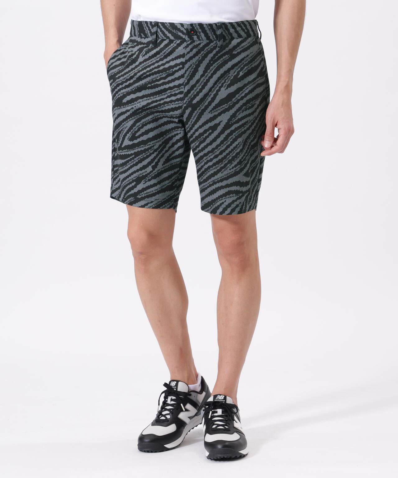ロゴラインゼブラ柄 ショートパンツ (MENS) | new balance golf