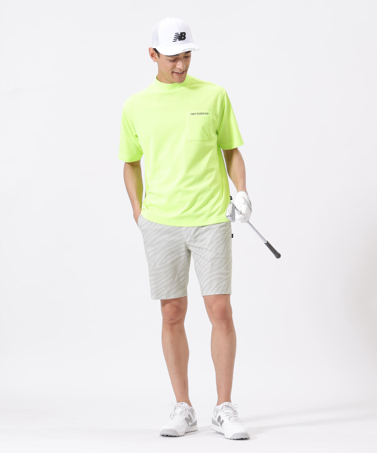 ロゴラインゼブラ柄 ショートパンツ (MENS) | new balance golf