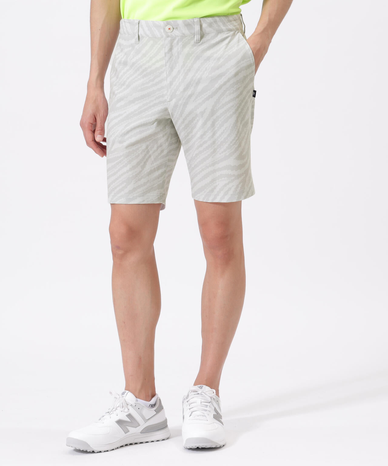 ロゴラインゼブラ柄 ショートパンツ (MENS) | new balance golf