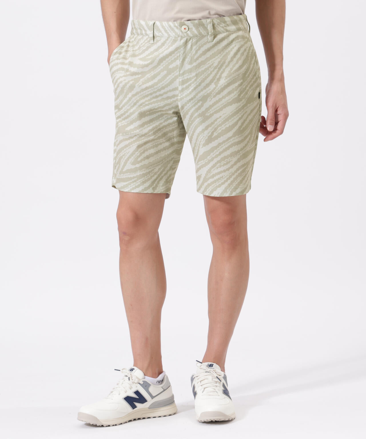 ロゴラインゼブラ柄 ショートパンツ (MENS) | new balance golf