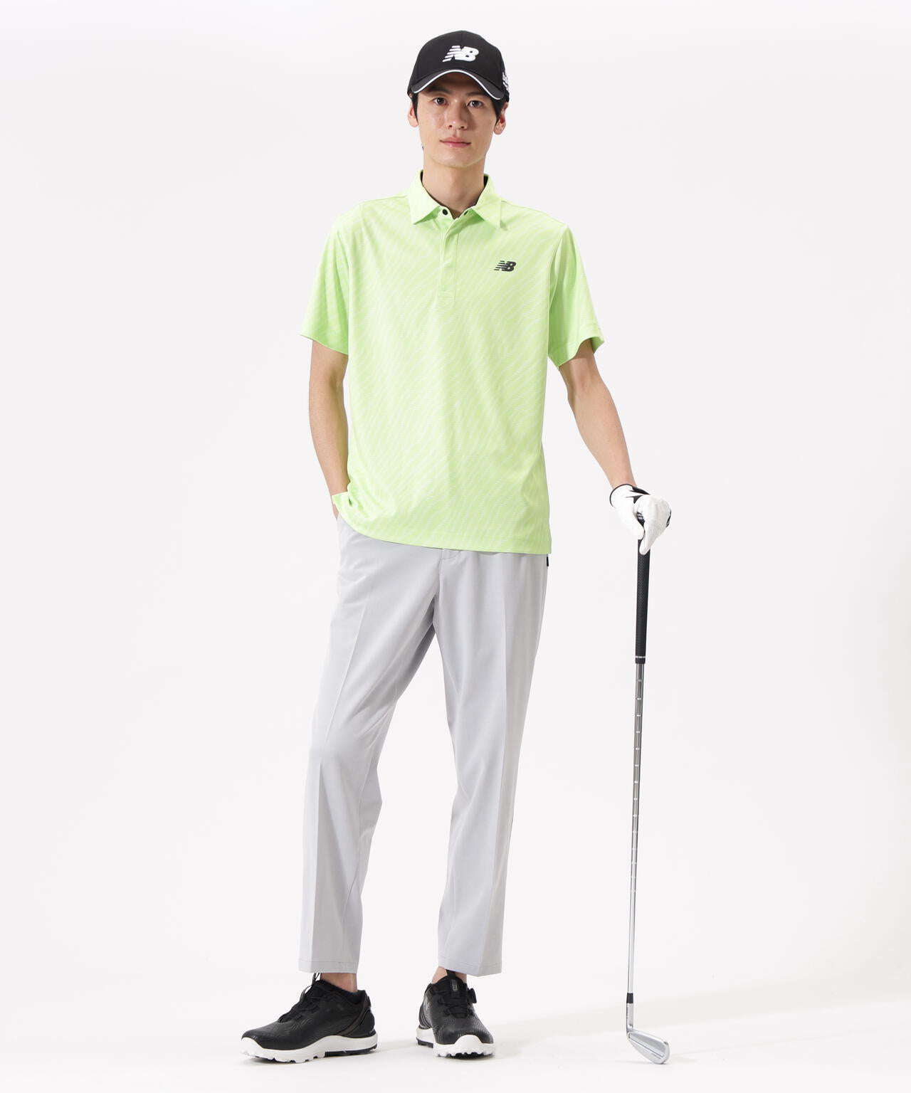 New Balance ミントグリーン ゴルフパンツ ワンタック ワイド ロングパンツ (MENS) | new balance golf