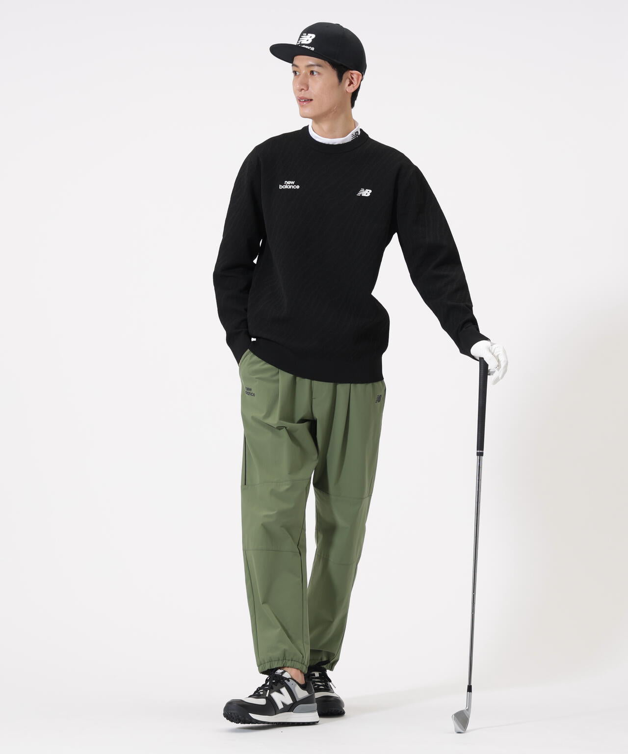 ジャージー ワイド ジョガーパンツ (MENS)