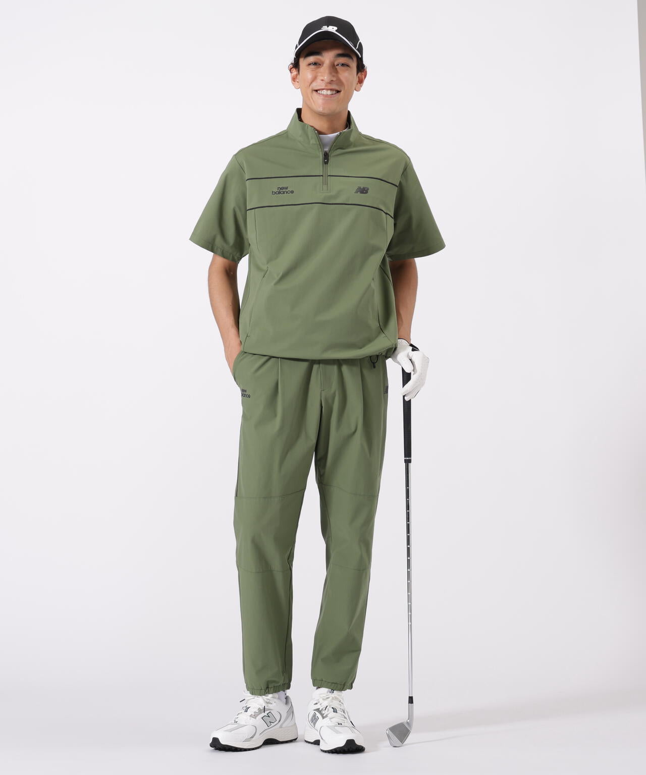 ジャージー ワイド ジョガーパンツ (MENS)