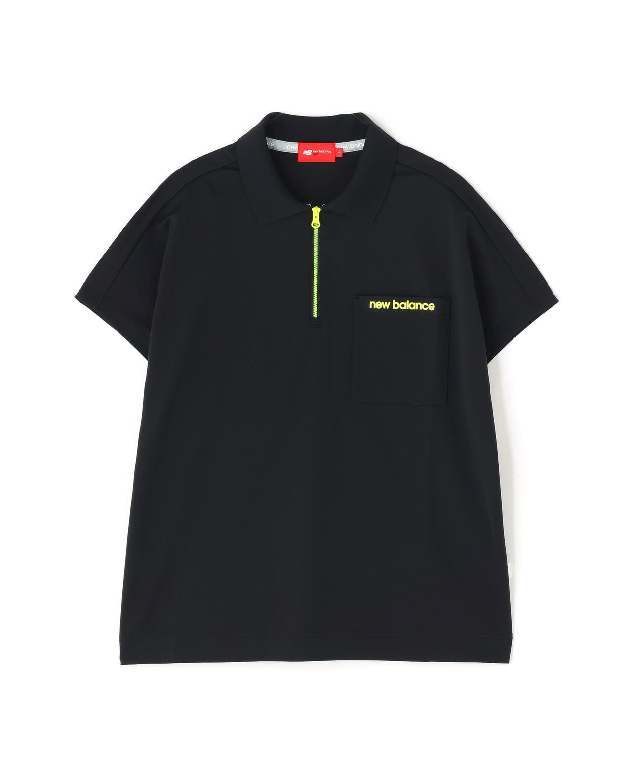 ハーフジップ ビッグ ポロシャツ (WOMENS)
