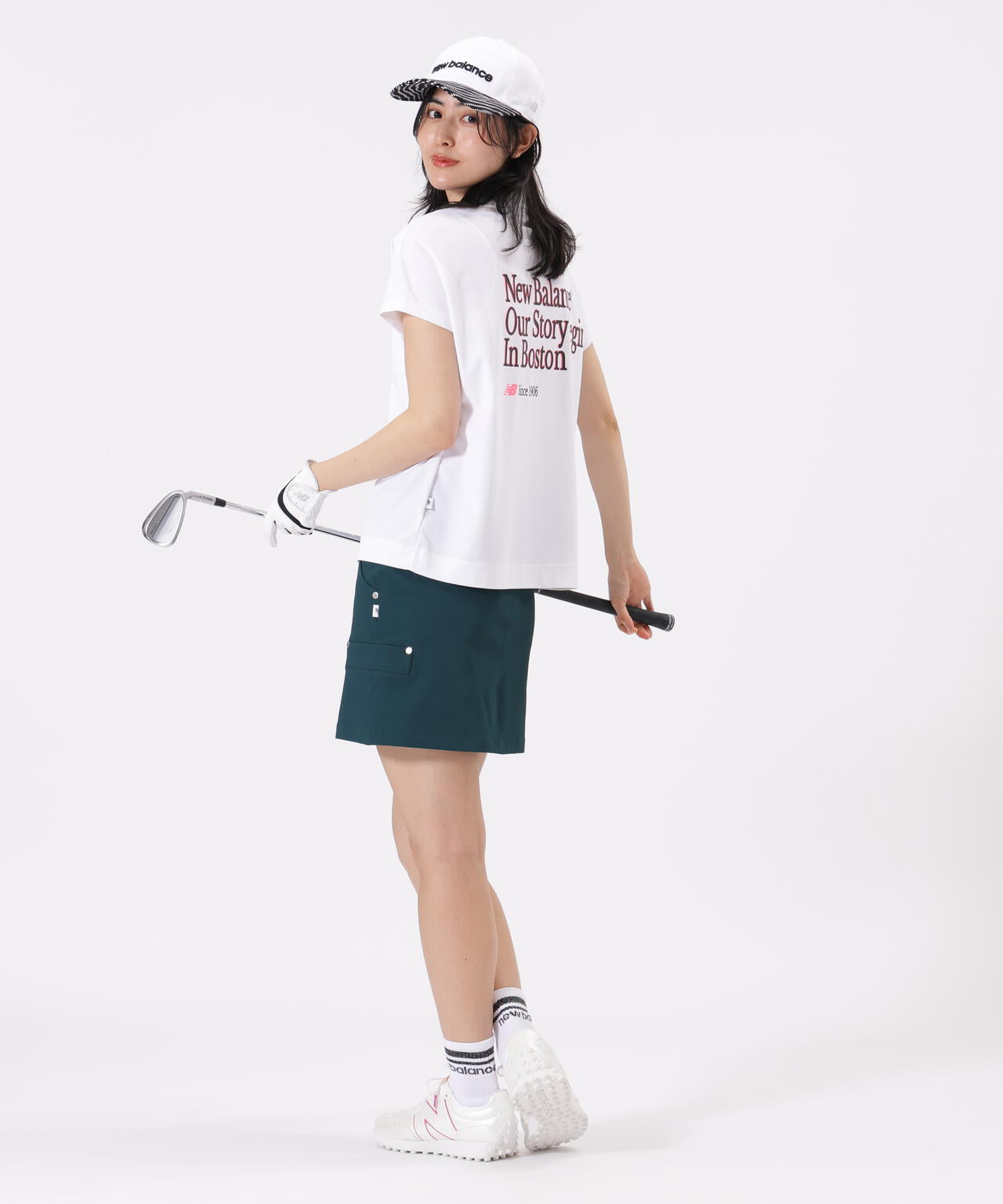 ハーフジップ ビッグ ポロシャツ (WOMENS) | new balance golf