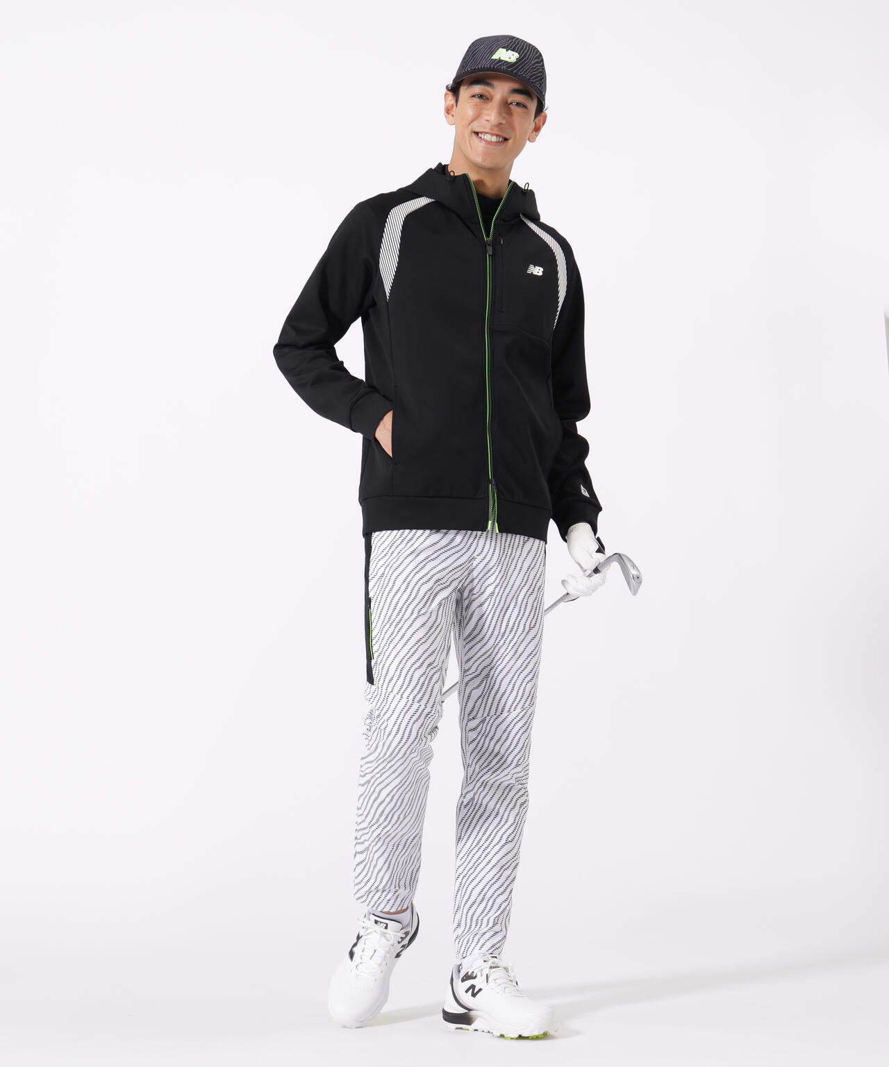 スウェット フルジップ フーディー (MENS) | new balance golf