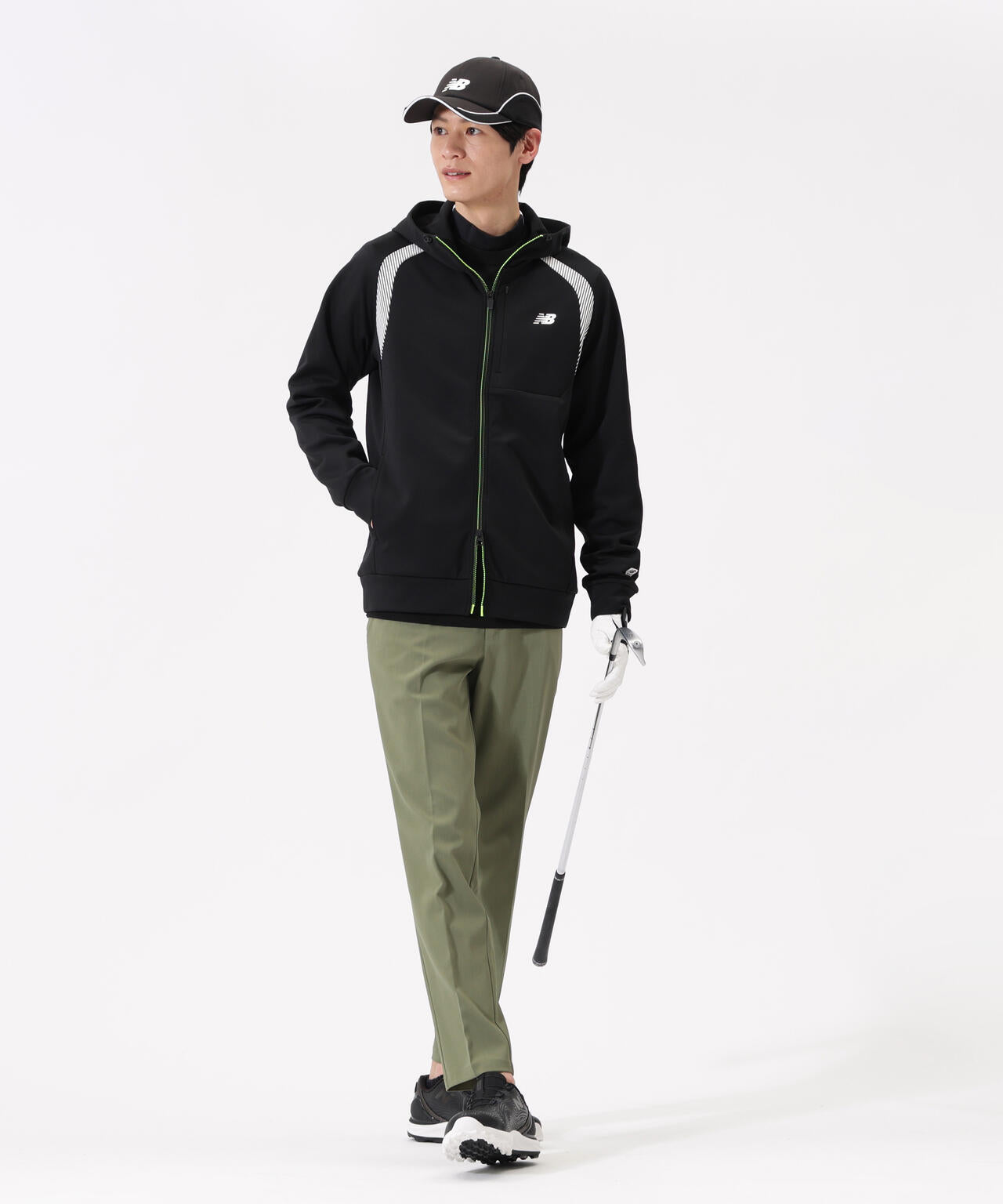 スウェット フルジップ フーディー (MENS) | new balance golf