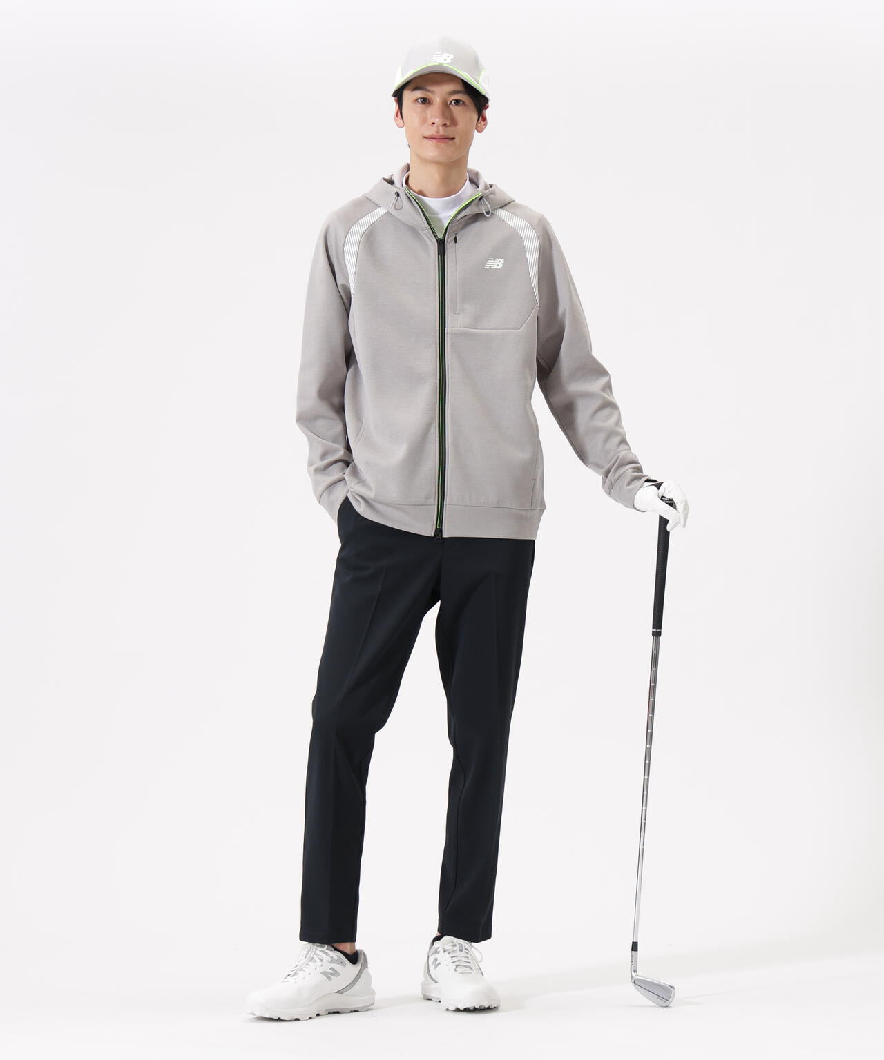 スウェット フルジップ フーディー (MENS) | new balance golf