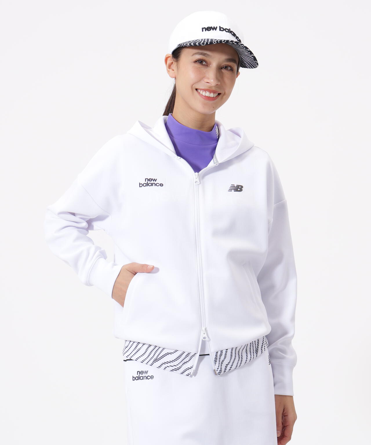 スウェット フルジップ フーディー (WOMENS) | new balance golf