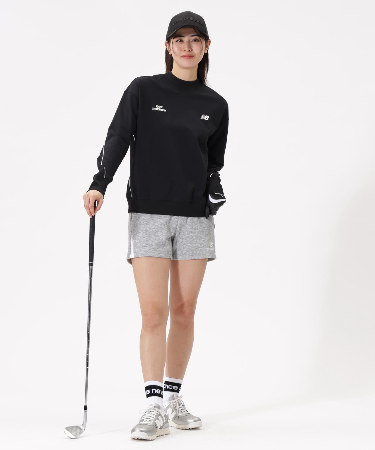スウェット モックネック プルオーバー (WOMENS) | new balance golf