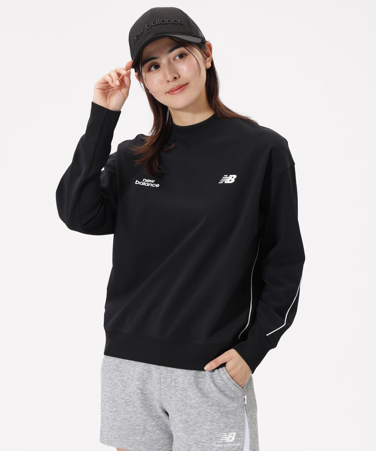スウェット モックネック プルオーバー (WOMENS) | new balance golf