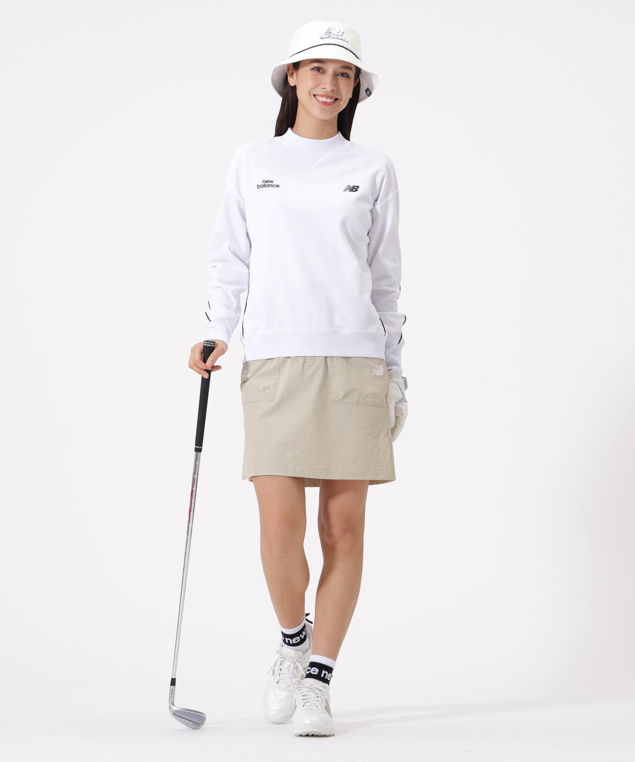 スウェット モックネック プルオーバー (WOMENS) | new balance golf