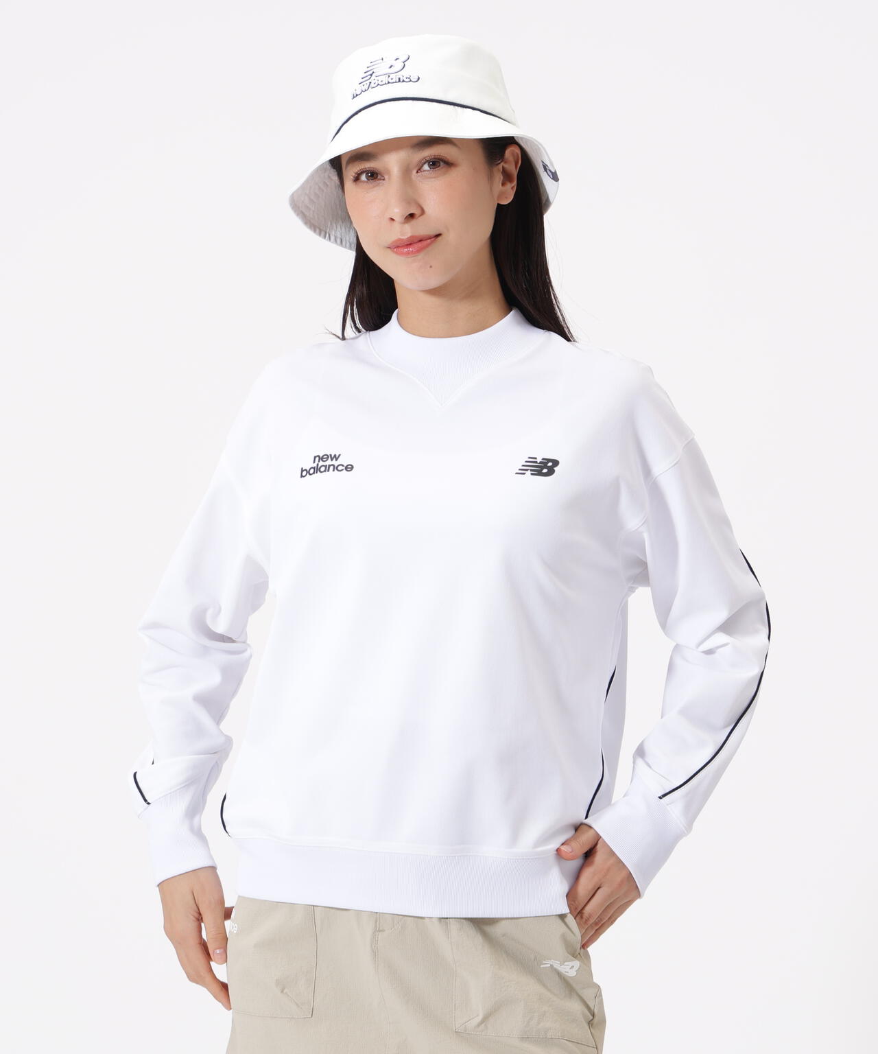 スウェット モックネック プルオーバー (WOMENS) | new balance golf
