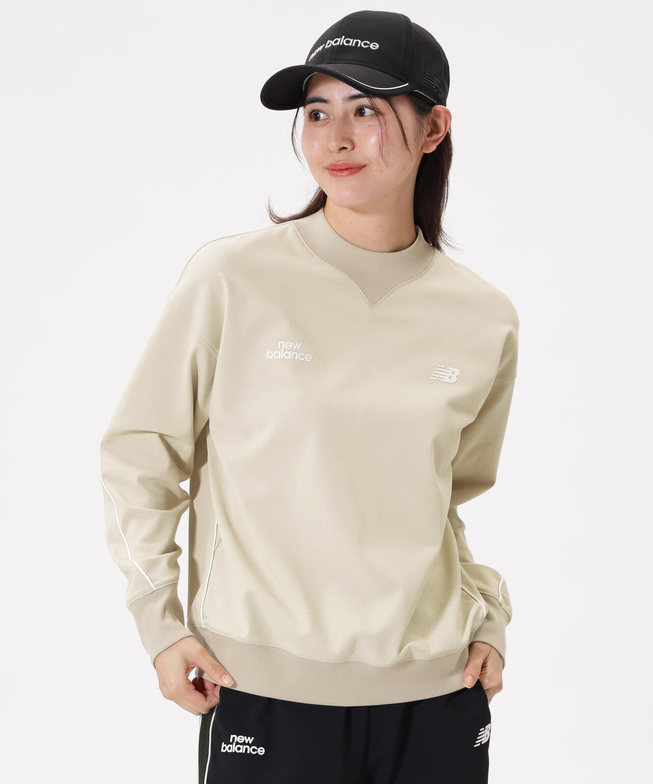 スウェット モックネック プルオーバー (WOMENS) | new balance golf