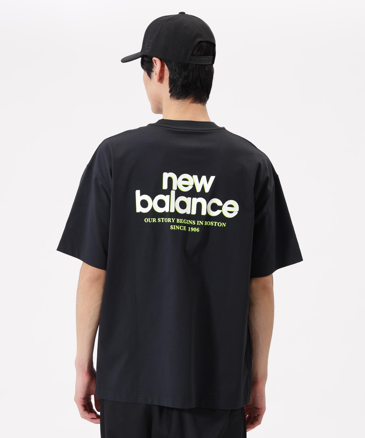 new balance golf半袖シャツ 白/黒 New Balance（ニューバランス） ゴルフウェア 半袖シャツ 秋 冬 HALF