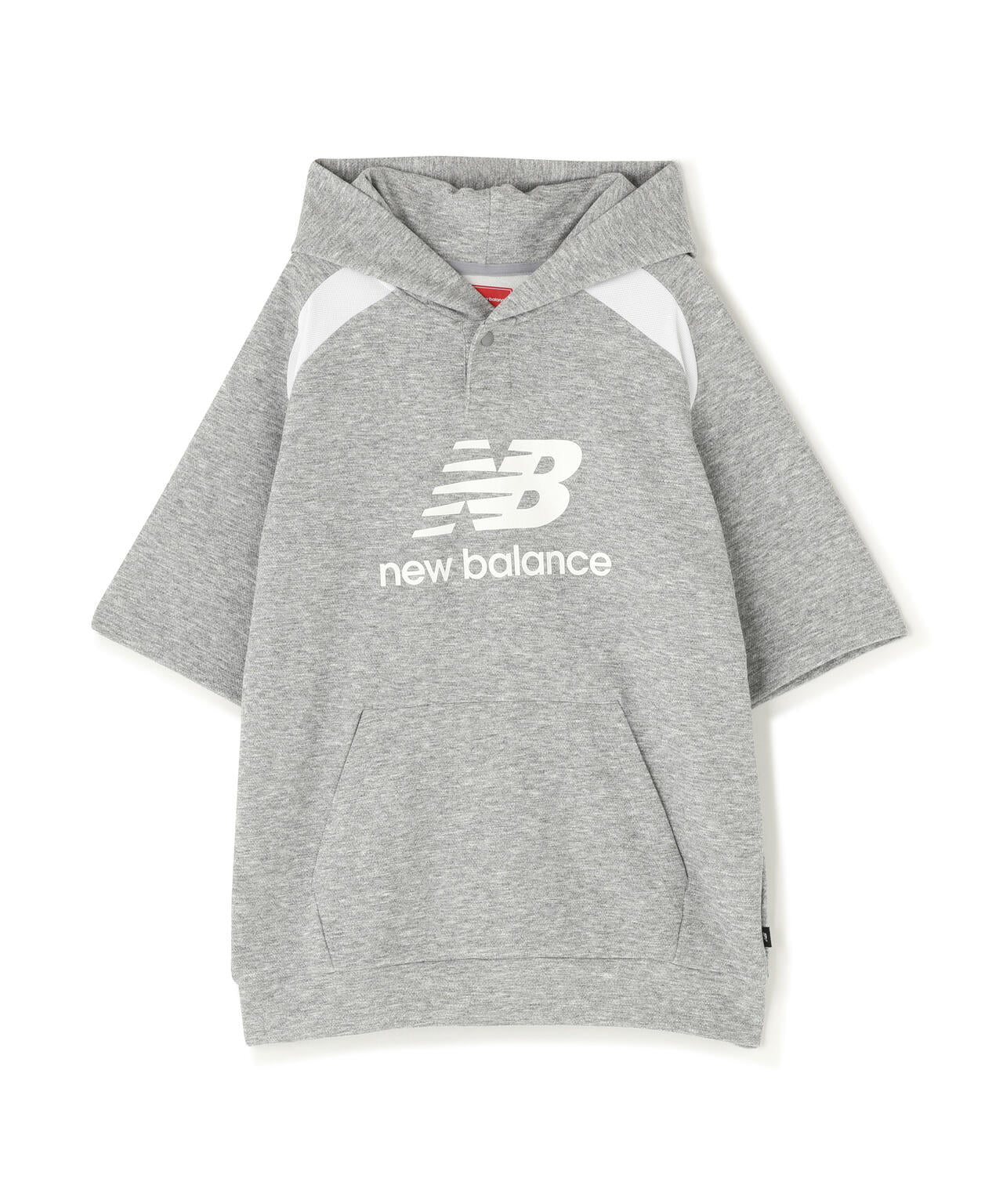 ハーフスリーブ スウェット プルオーバー フーディー (MENS) | new