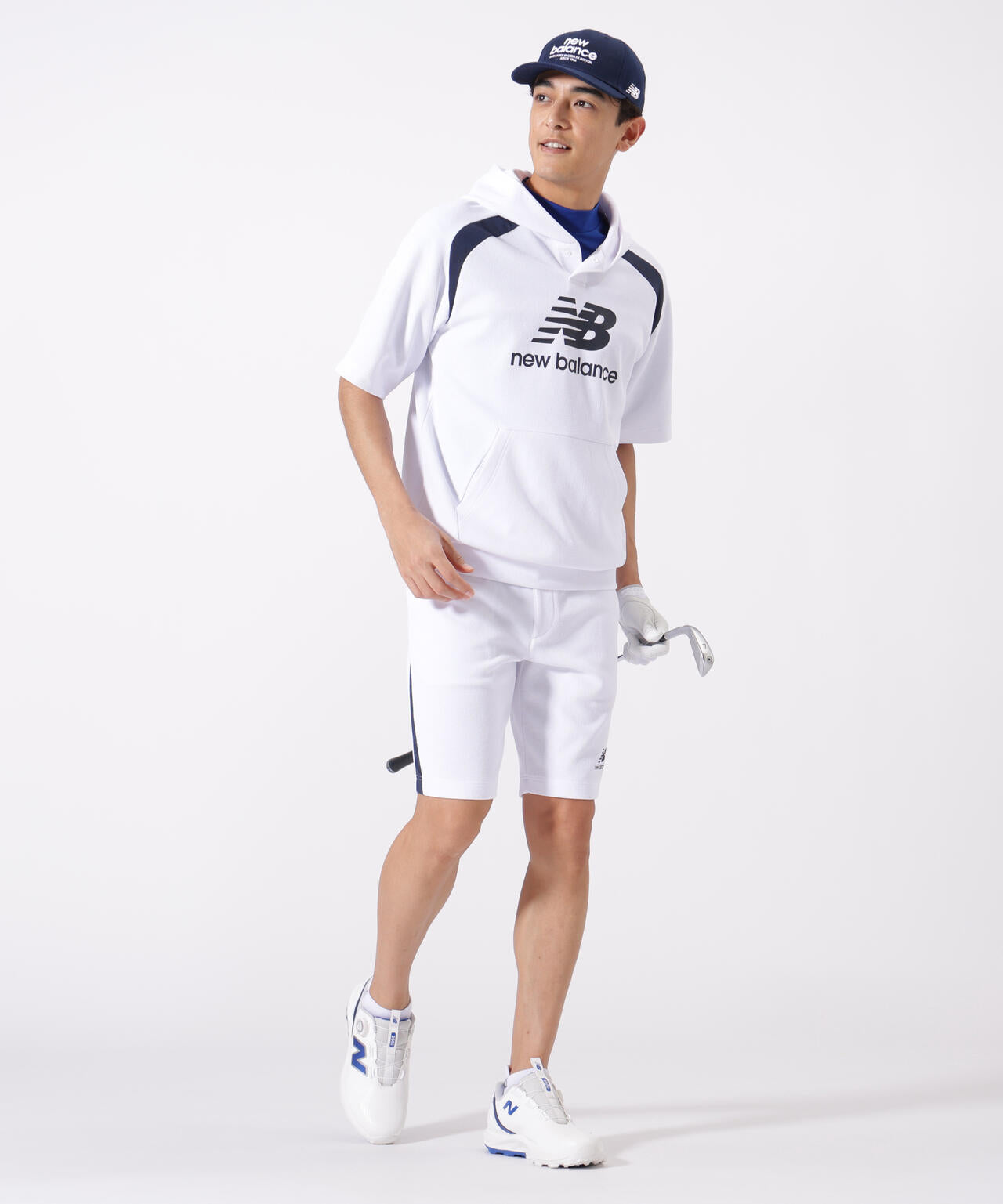 ハーフスリーブ スウェット プルオーバー フーディー (MENS) | new
