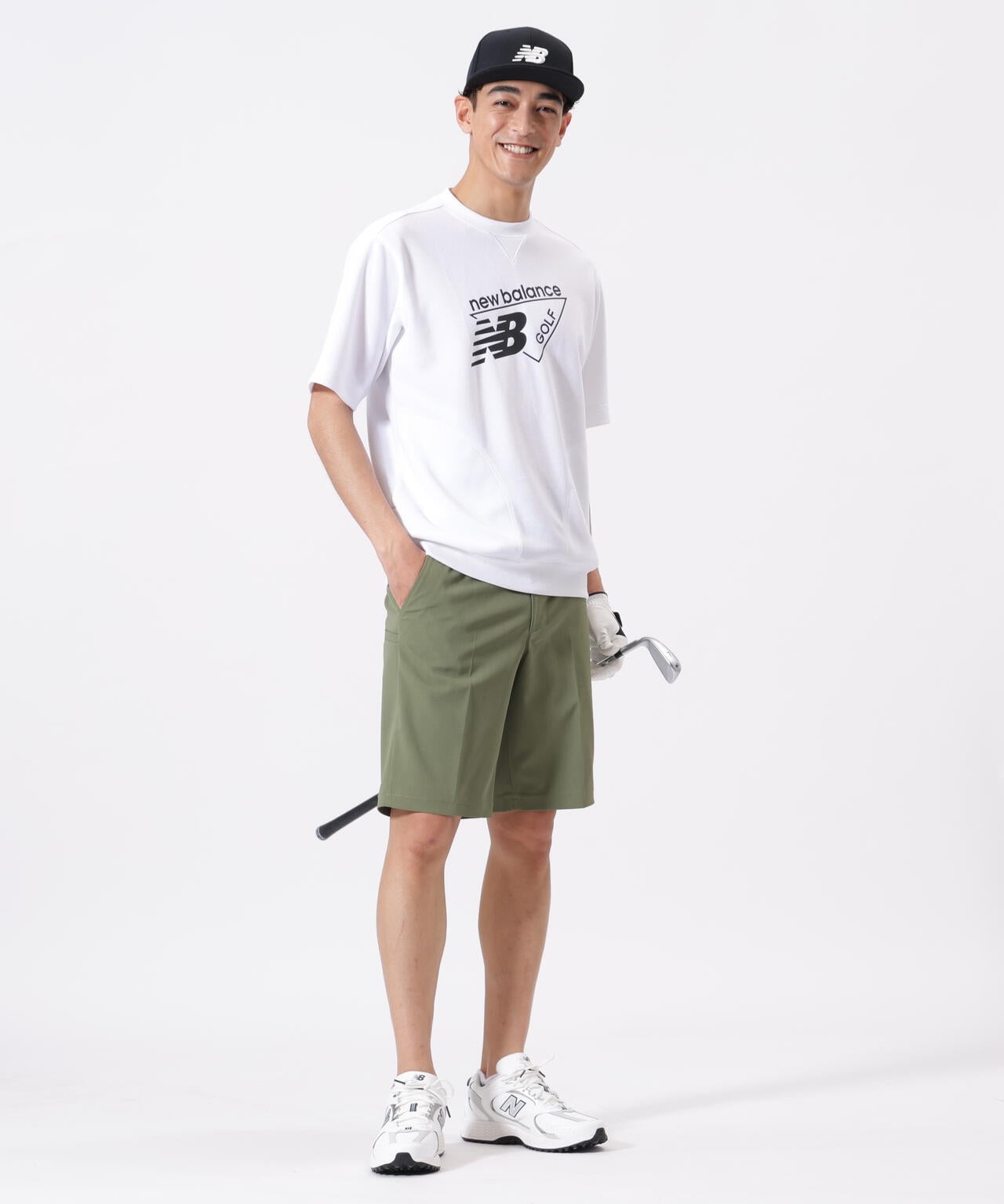ハーフスリーブ スウェット クルーネック プルオーバー (MENS) | new