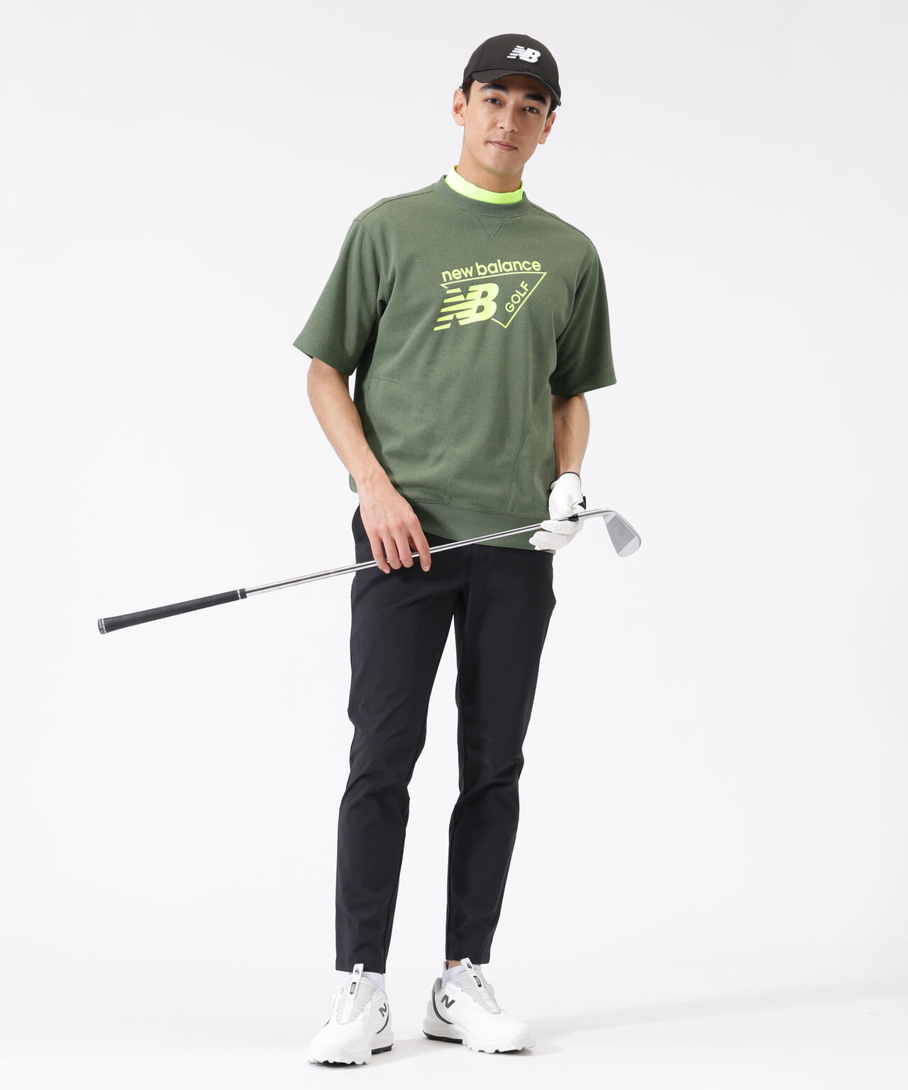 ハーフスリーブ スウェット クルーネック プルオーバー (MENS) | new