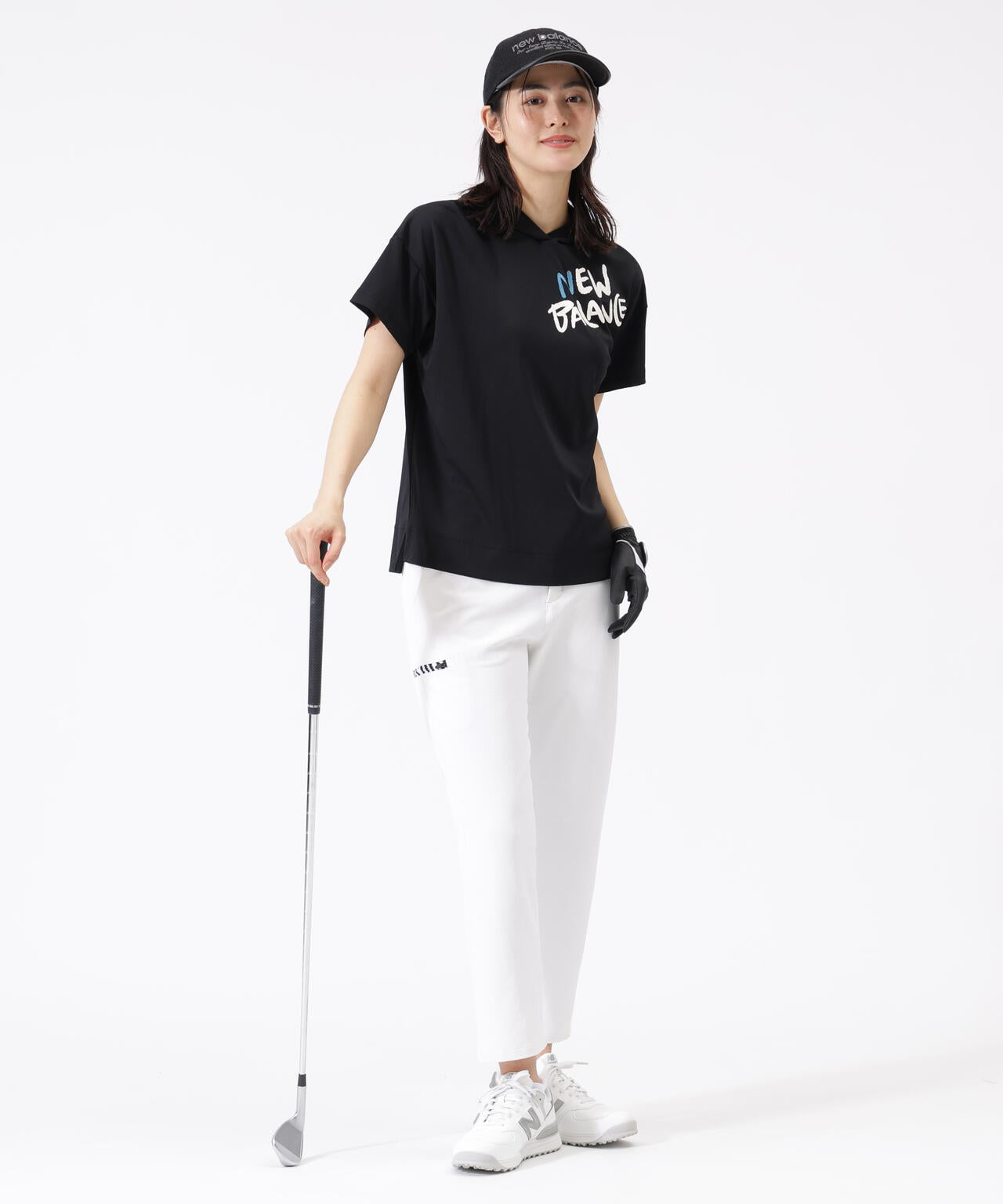 接触冷感 半袖 プルオーバー フーディー (WOMENS) | new balance golf