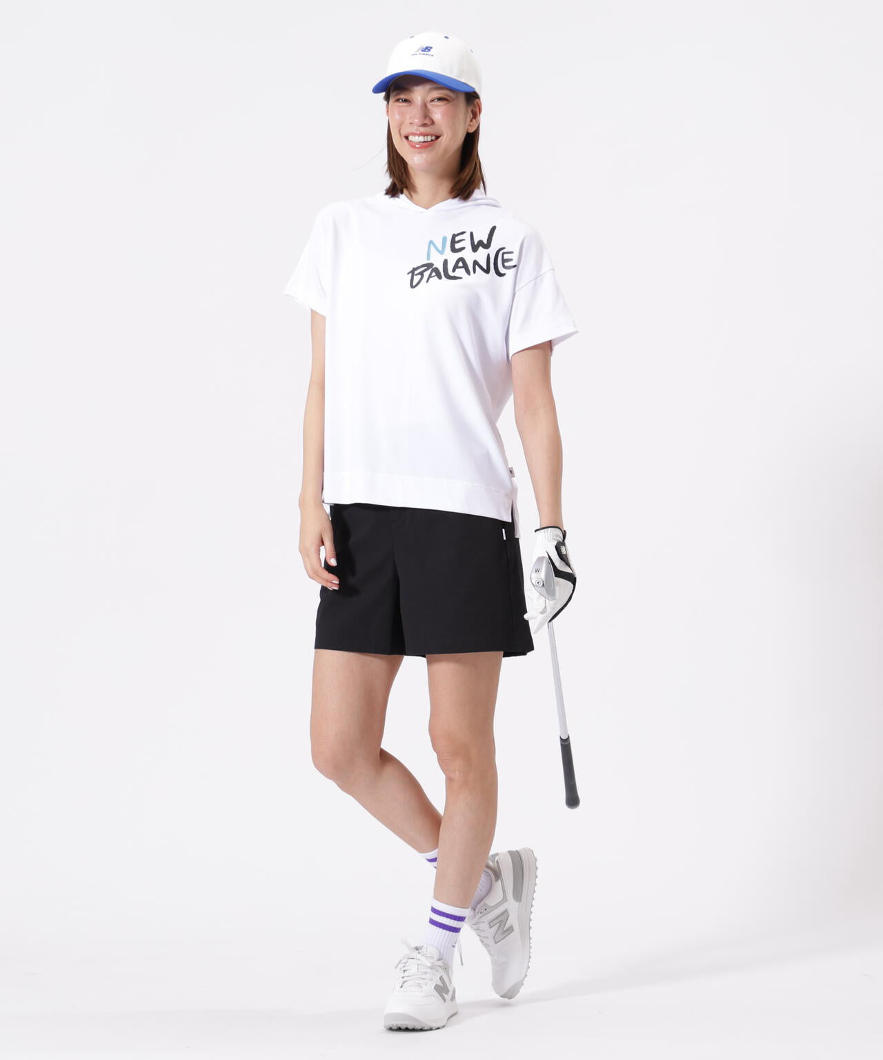 接触冷感 半袖 プルオーバー フーディー (WOMENS) | new balance golf