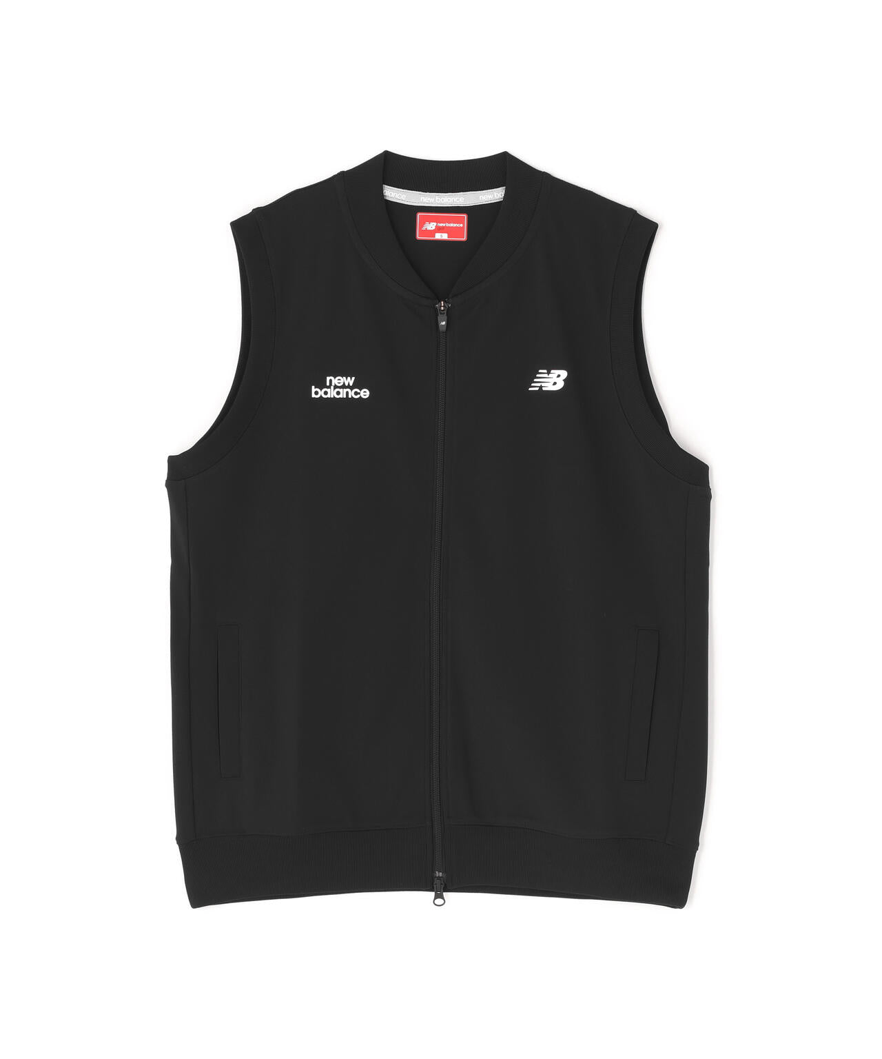 直営店舗限定】スウェット フルジップ ベスト (MENS) | new balance
