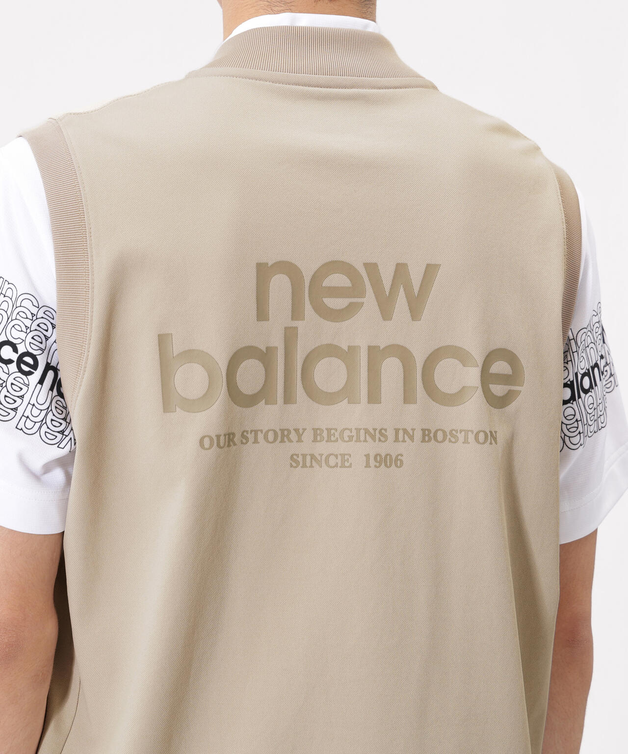 直営店舗限定】スウェット フルジップ ベスト (MENS) | new balance