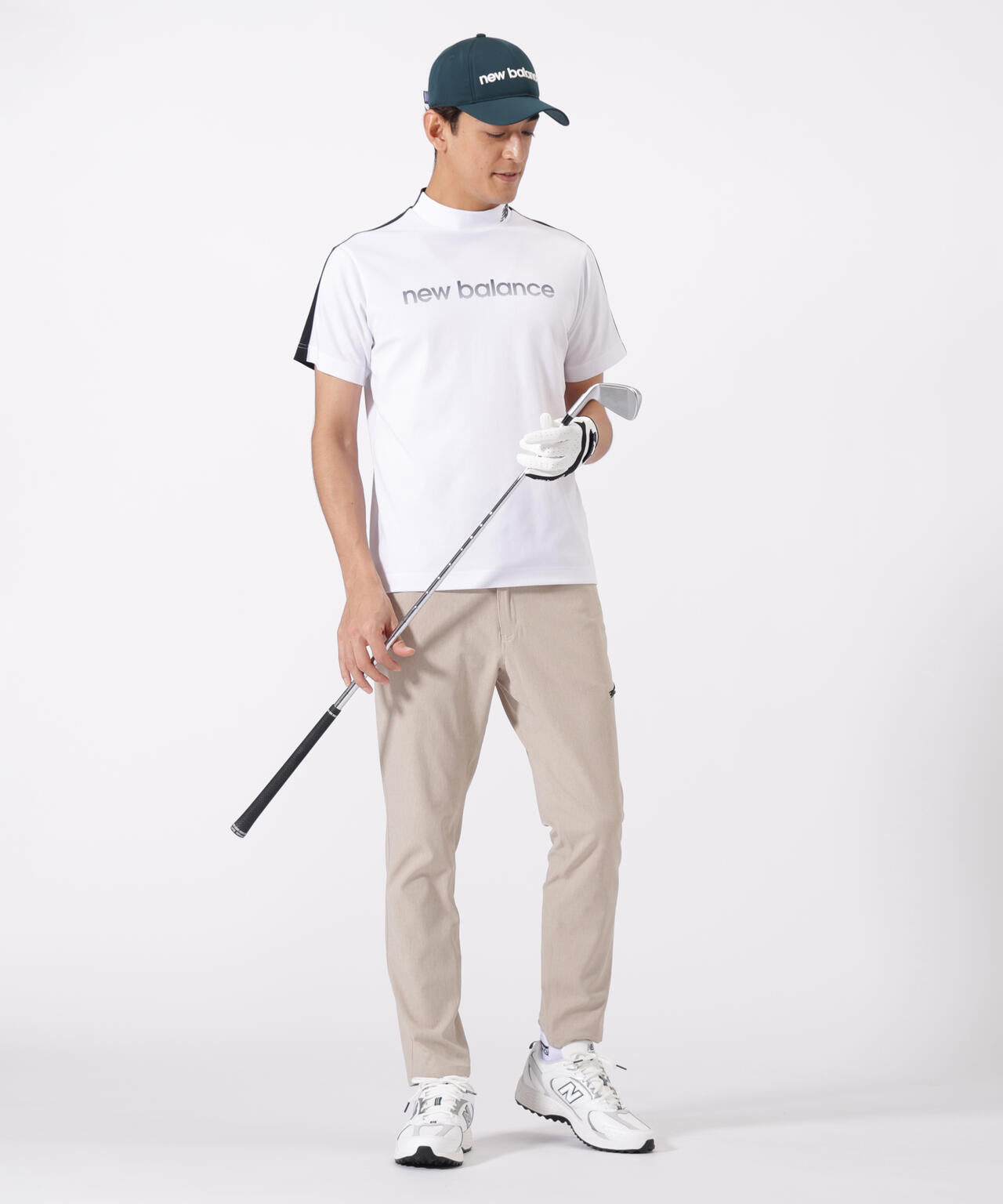 半袖 モックネック プルオーバー (MENS) | new balance golf