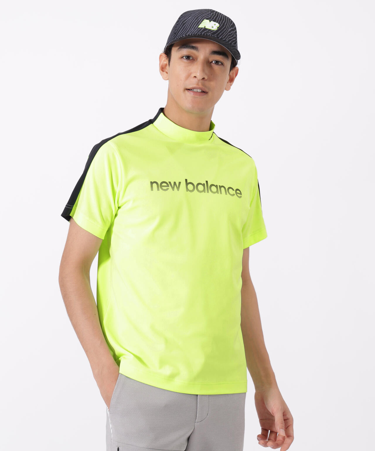 半袖 モックネック プルオーバー (MENS) | new balance golf