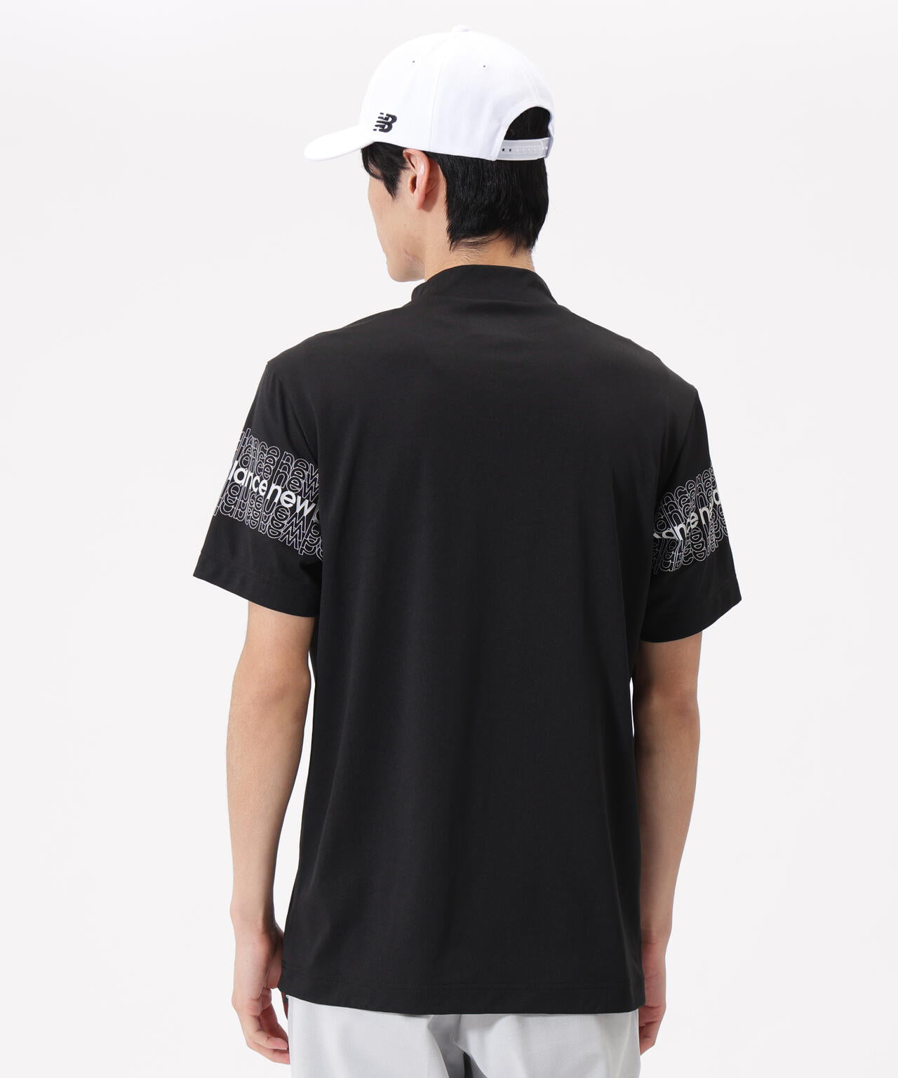 超速乾 半袖 モックネック プルオーバー (MENS) | new balance golf