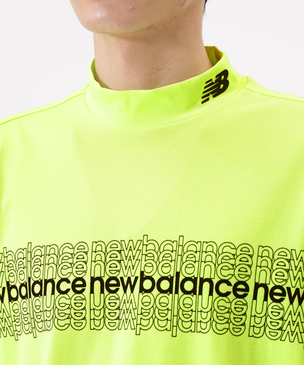 超速乾 半袖 モックネック プルオーバー (MENS) | new balance golf