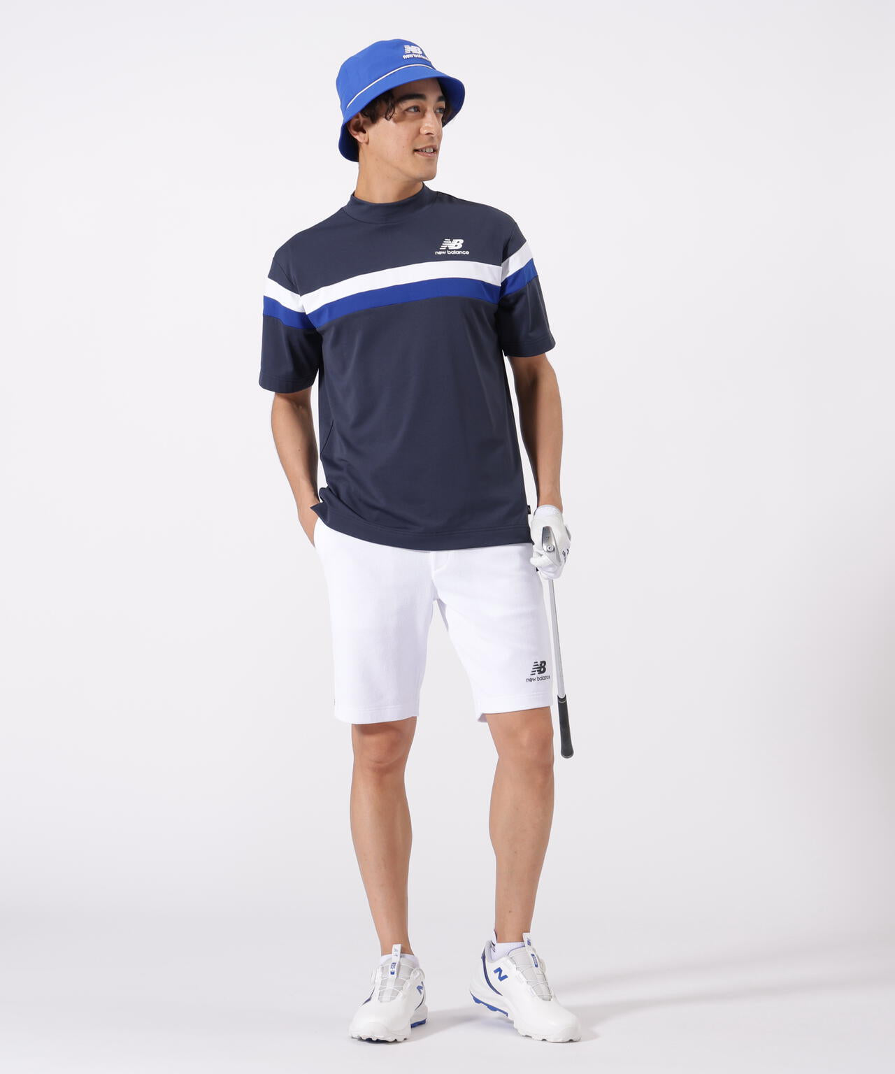 ハーフスリーブ モックネック プルオーバー (MENS) | new balance golf
