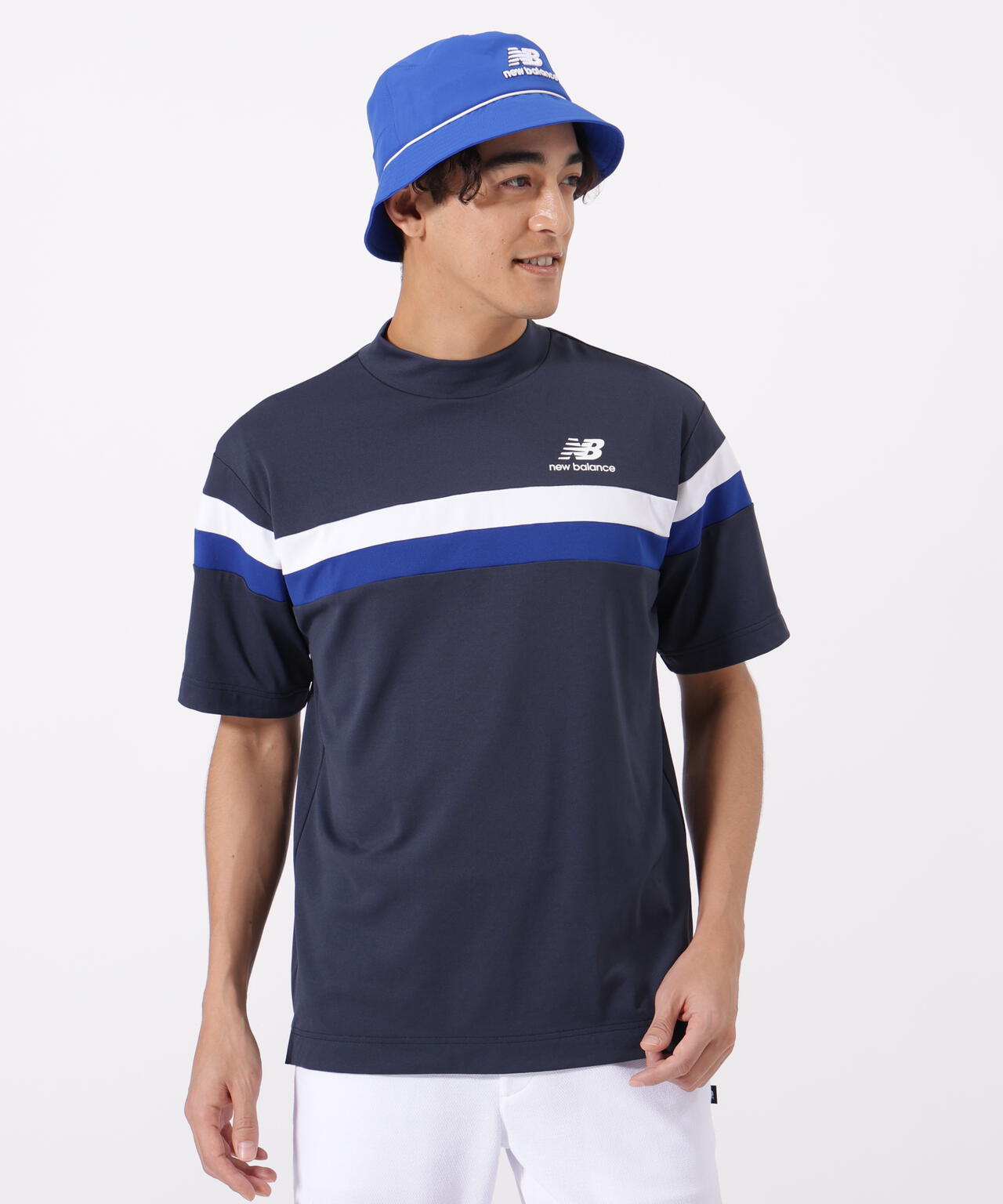 ハーフスリーブ モックネック プルオーバー (MENS) | new balance golf