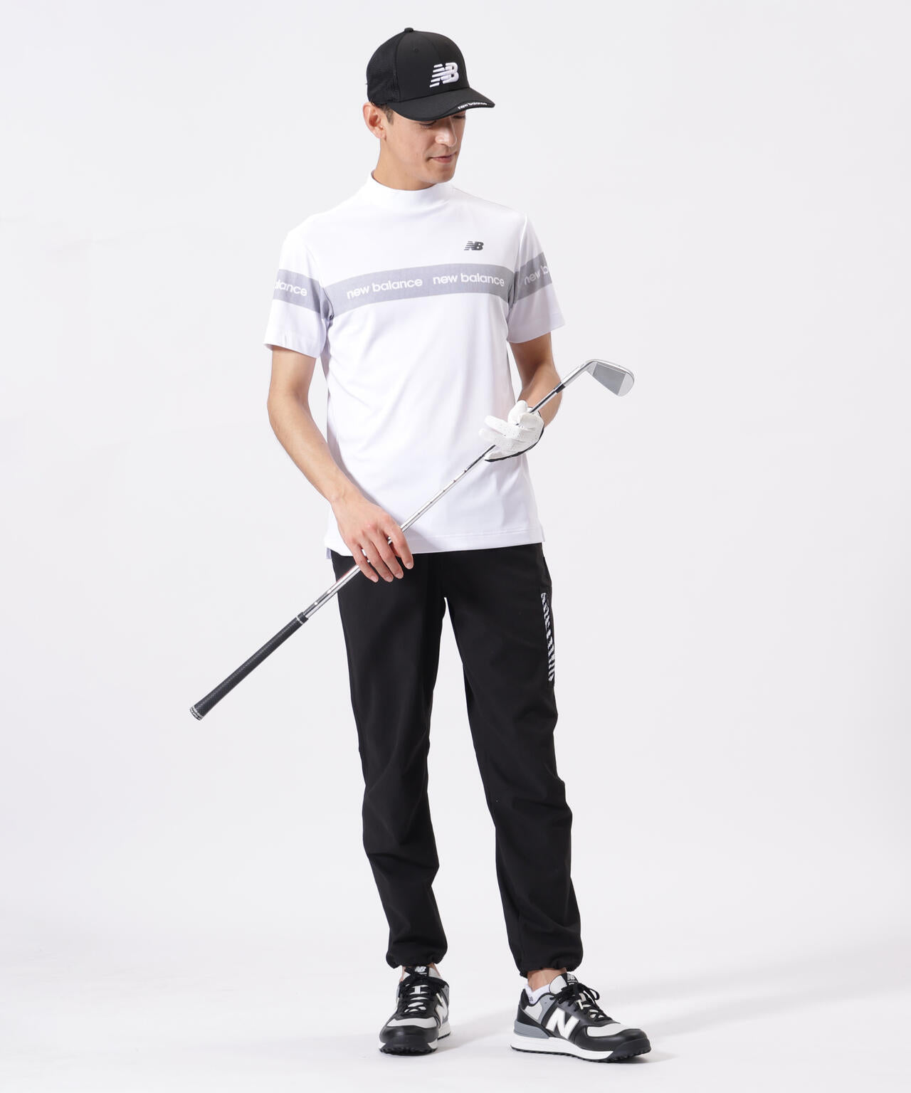 接触冷感 半袖 モックネック プルオーバー (MENS) | new balance golf