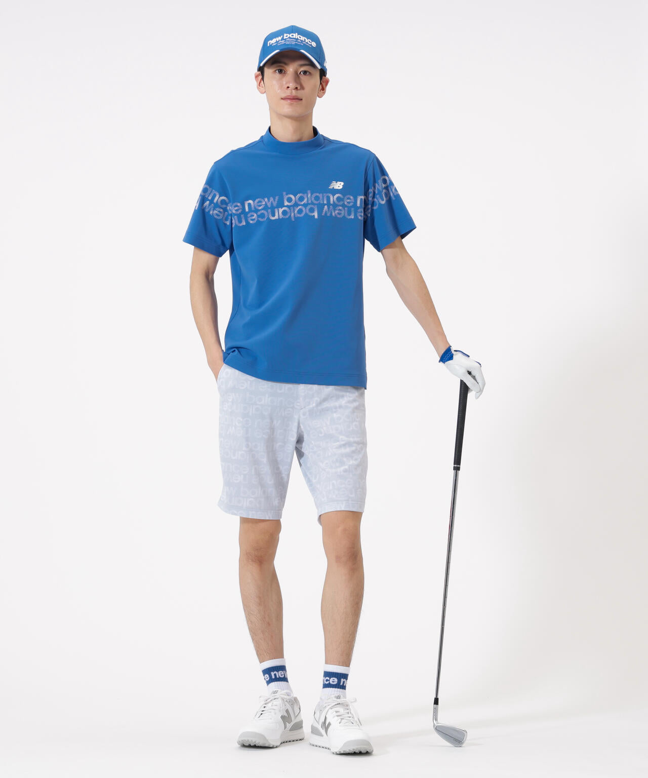 半袖 モックネック プルオーバー (MENS) | new balance golf