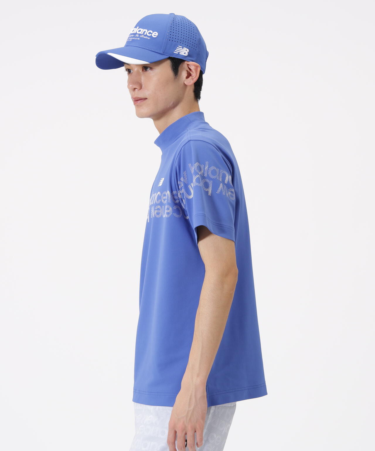 半袖 モックネック プルオーバー (MENS)