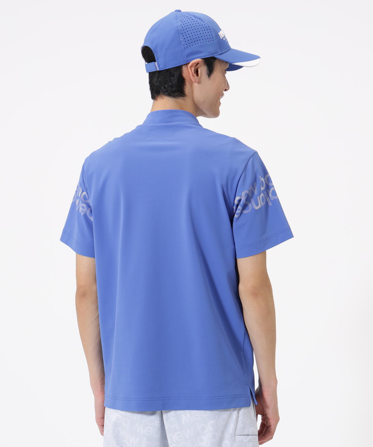 半袖 モックネック プルオーバー (MENS)