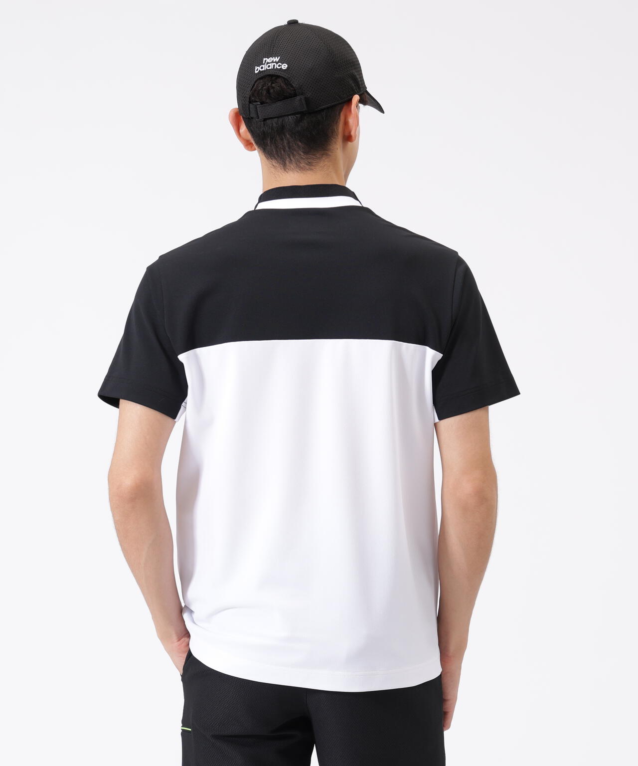 超速乾 UV 防透 半袖 モックネック プルオーバー (MENS) | new balance